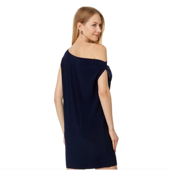 Norma Kamali Drop Shoulder Mini Dress navy S - Picture 10 of 12